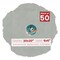 Light Grey Suede Mat Board for 20x20 Frames - Circle Opening for 6x6 Photos